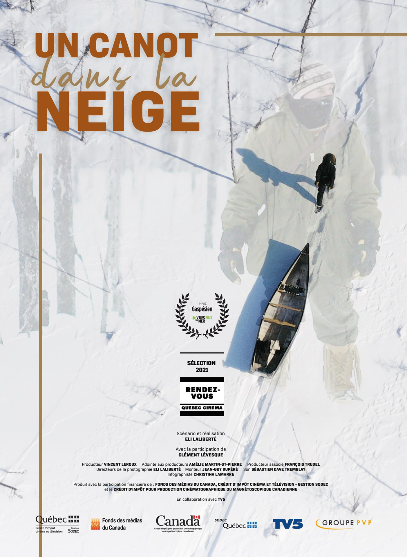 Un canot dans la neige — official film poster